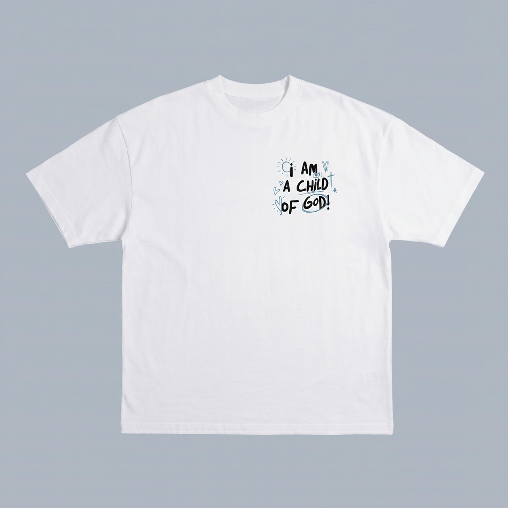 Tshirt oversized  I AM A CHiLDT OF GOD! / MUJER