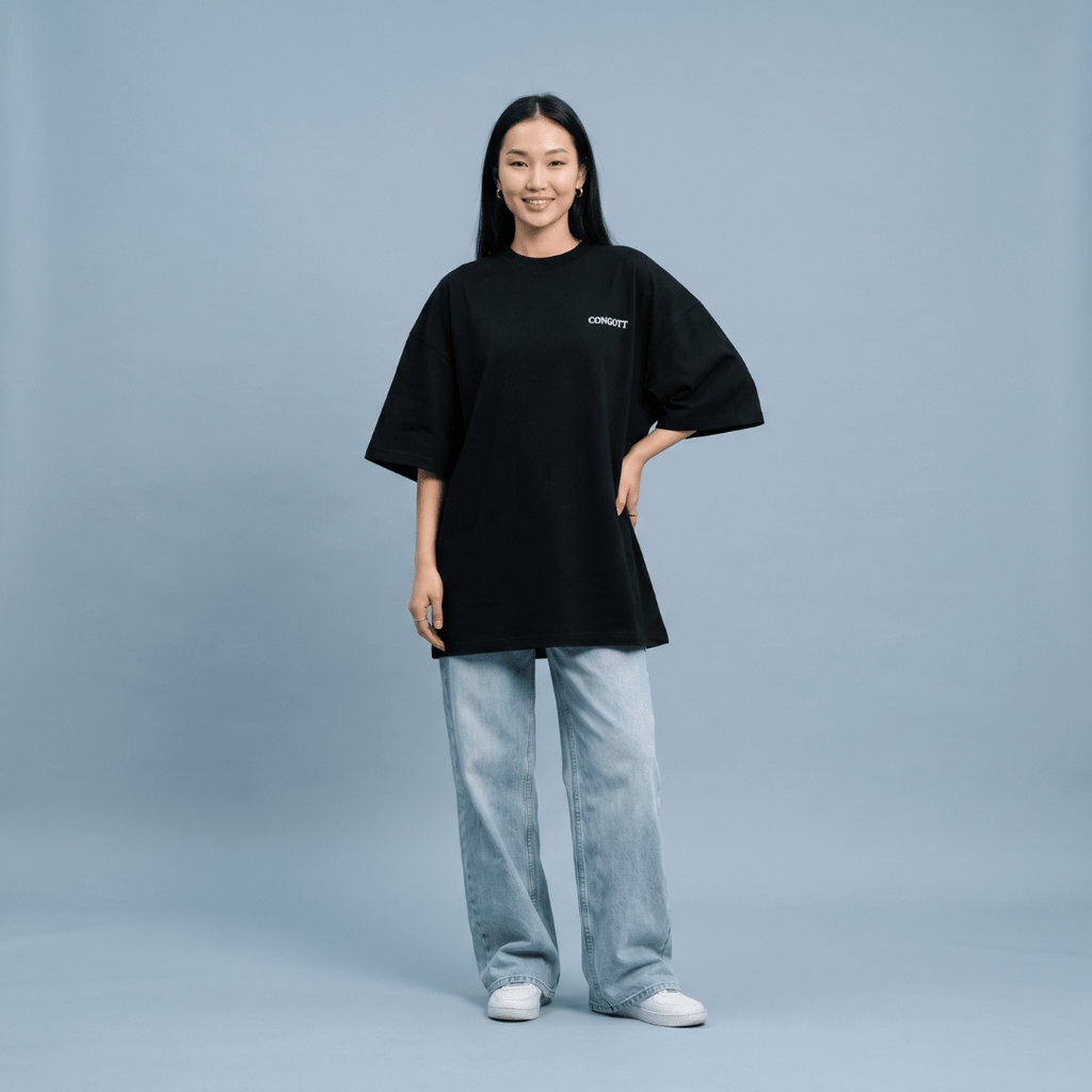 Tshirt oversized GOOD NEWS LOVES YOU / MUJER