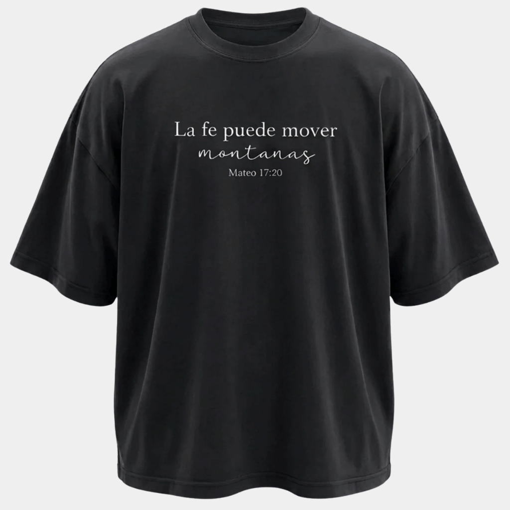 Tshirt-LA FE MUEVE MONTAÑAS / HOMBRE