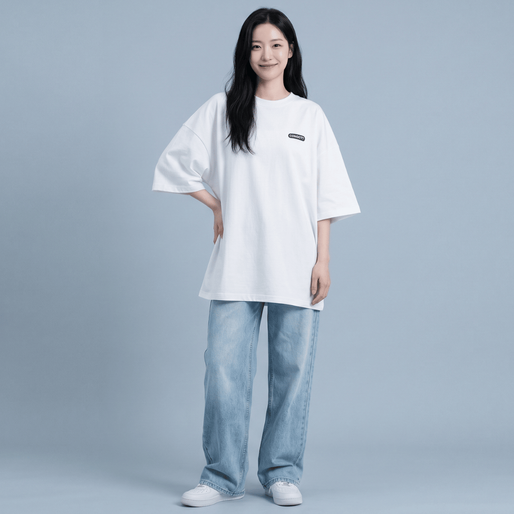 Tshirt oversized GOOD NEWS LOVES YOU / MUJER