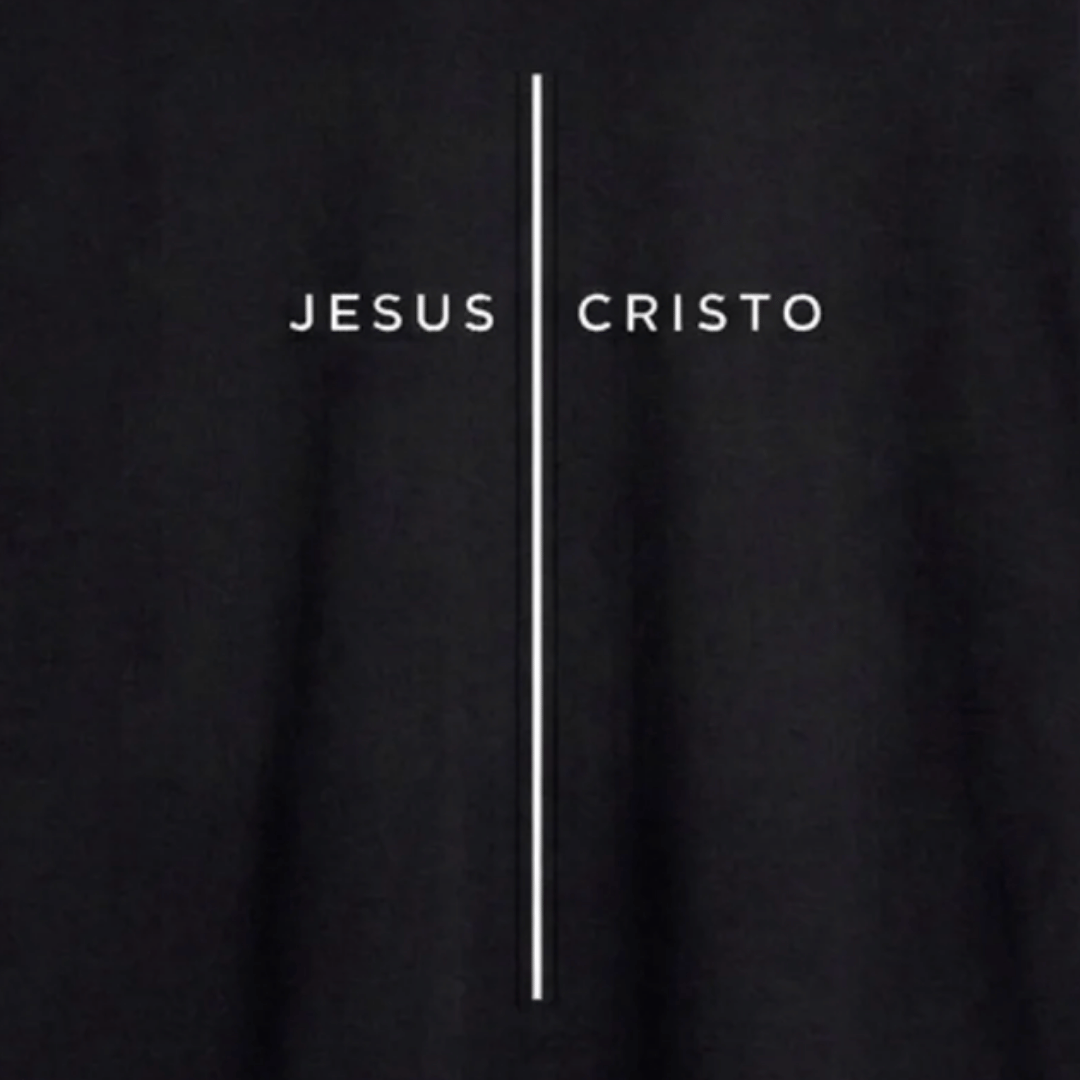 Tshirt- NEGRA JESUSCRISTO 1002 / HOMBRE