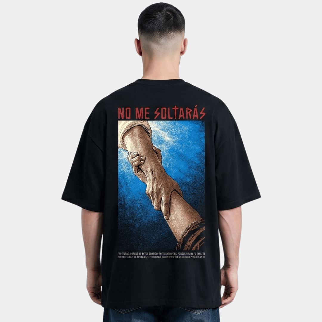 Tshirt-NEGRO NO ME SOLTARAS / HOMBRE