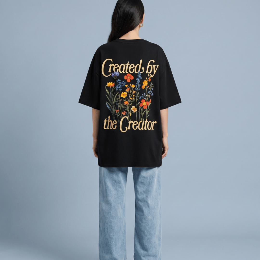 Tshirt oversized Created, by the Creditor / MUJER