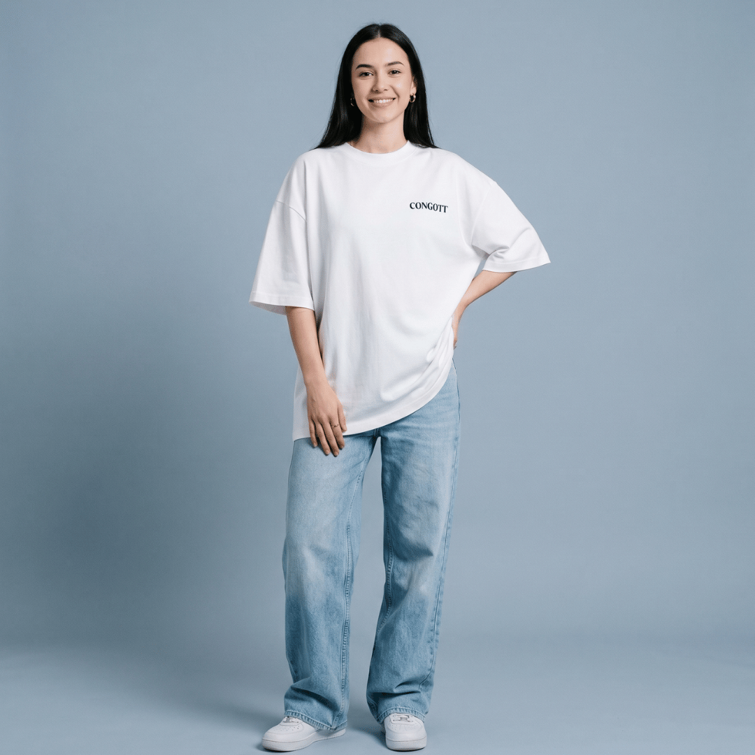 Tshirt oversized EL SEÑOR ES MI PAZ / MUJER