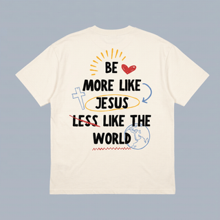 Tshirt oversized BE MORE LIKE JESUS / MUJER
