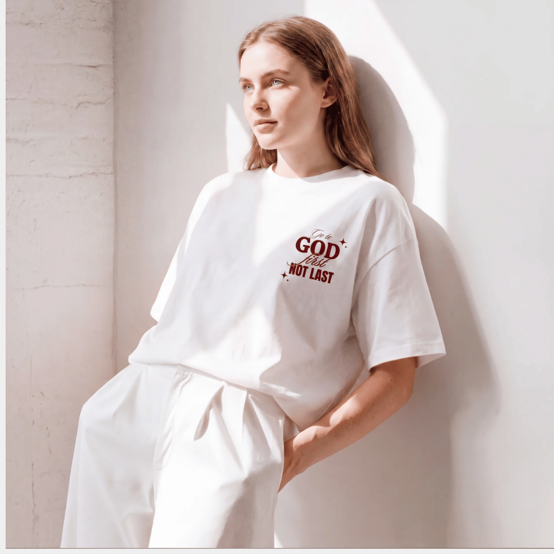 Tshirt  GO TO GOD FIRST / MUJER