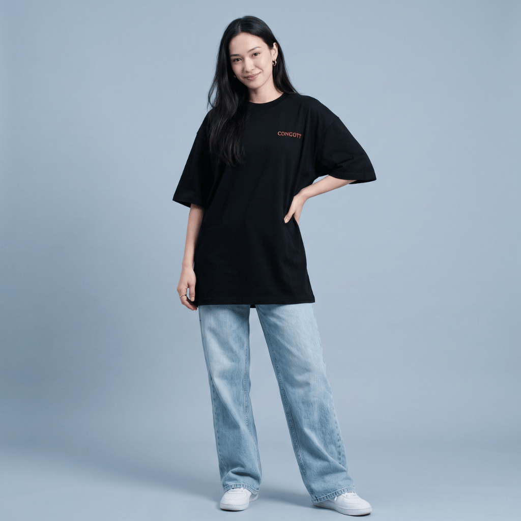 Tshirt oversized LOVE LIKE JESUS / MUJER