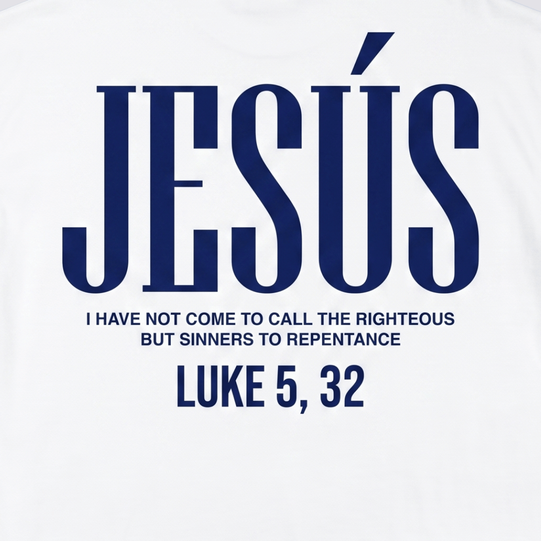 Tshirt  JESUS LUKE 5:32 / MUJER
