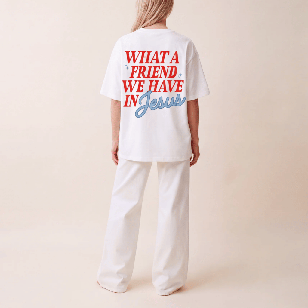 Tshirt  WHATA FRIEND WE HAVE INJesus / MUJER
