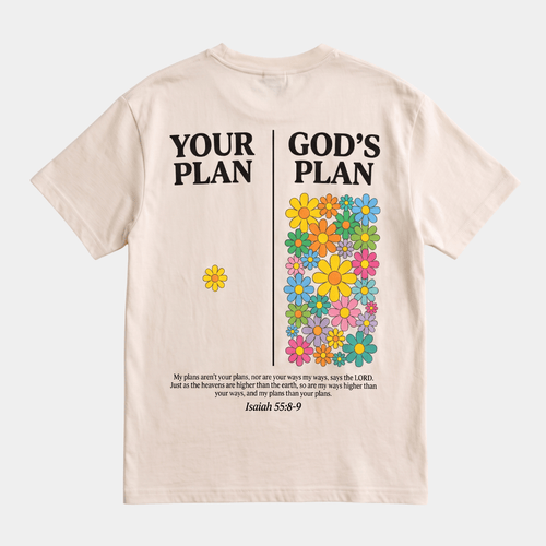Tshirt YOUR PLAN GOD PLAN / MUJER