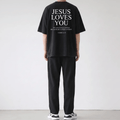 Tshirt oversized  JESUS LOVES YOU
