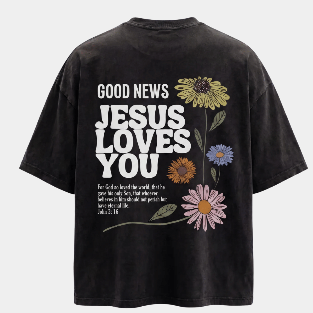 Tshirt GOOD NEWS LOVES YOU / MUJER