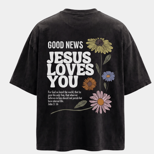 Tshirt GOOD NEWS LOVES YOU / MUJER
