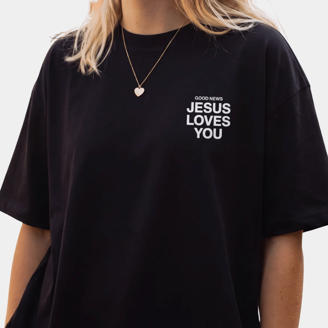 Tshirt GOOD NEWS LOVES YOU / MUJER