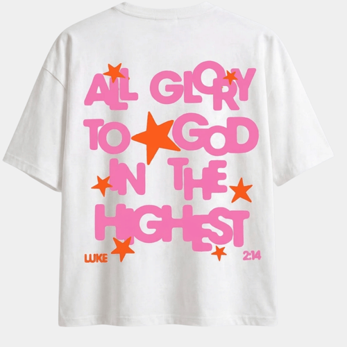 Tshirt AL GLORY TO GOD / MUJER