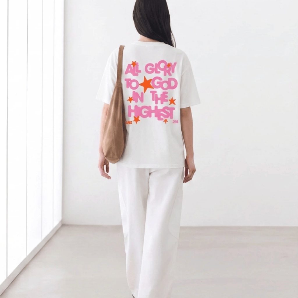Tshirt AL GLORY TO GOD / MUJER