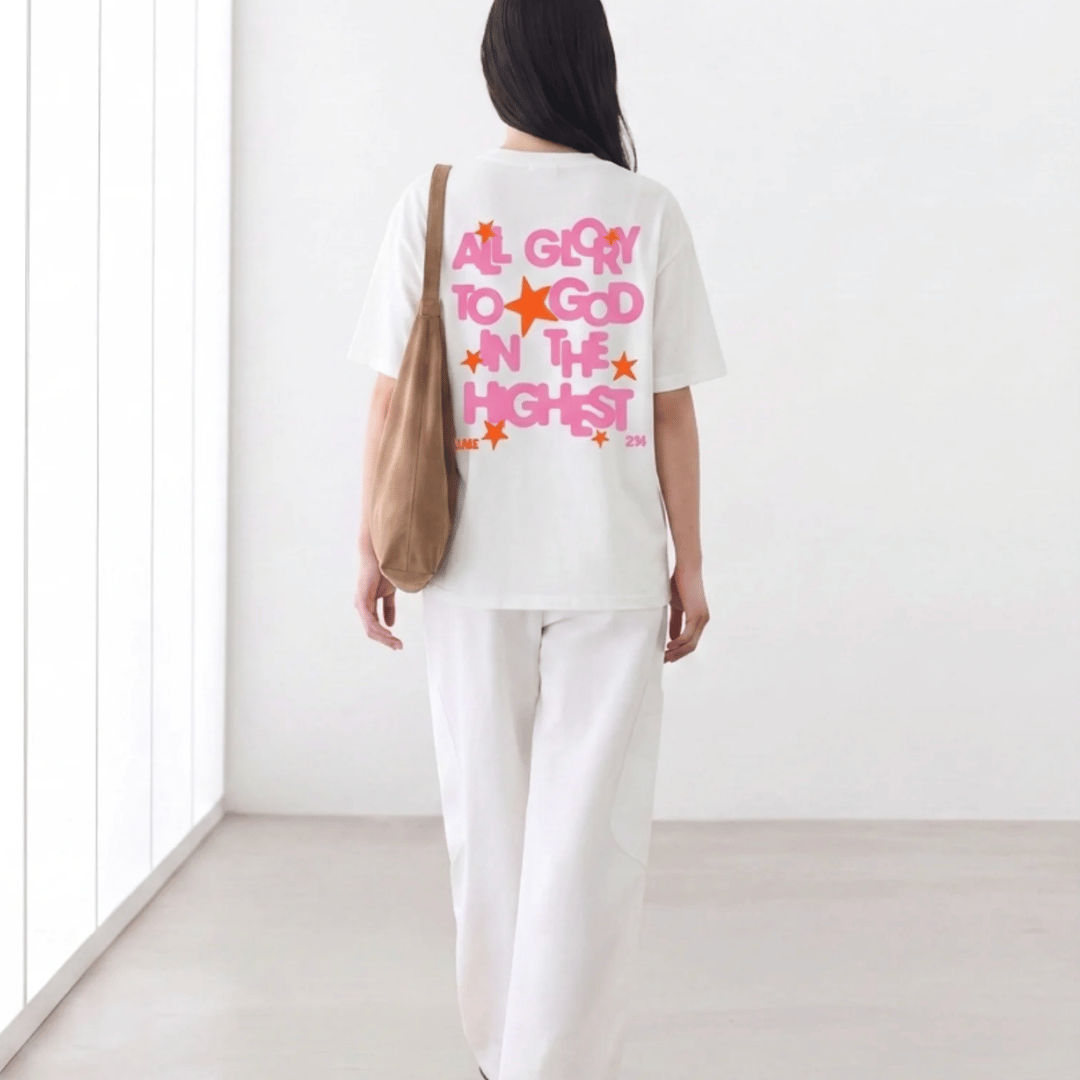 Tshirt AL GLORY TO GOD / MUJER