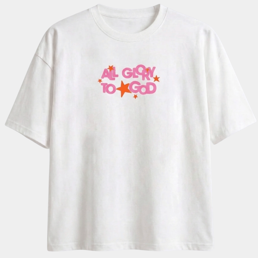 Tshirt AL GLORY TO GOD / MUJER