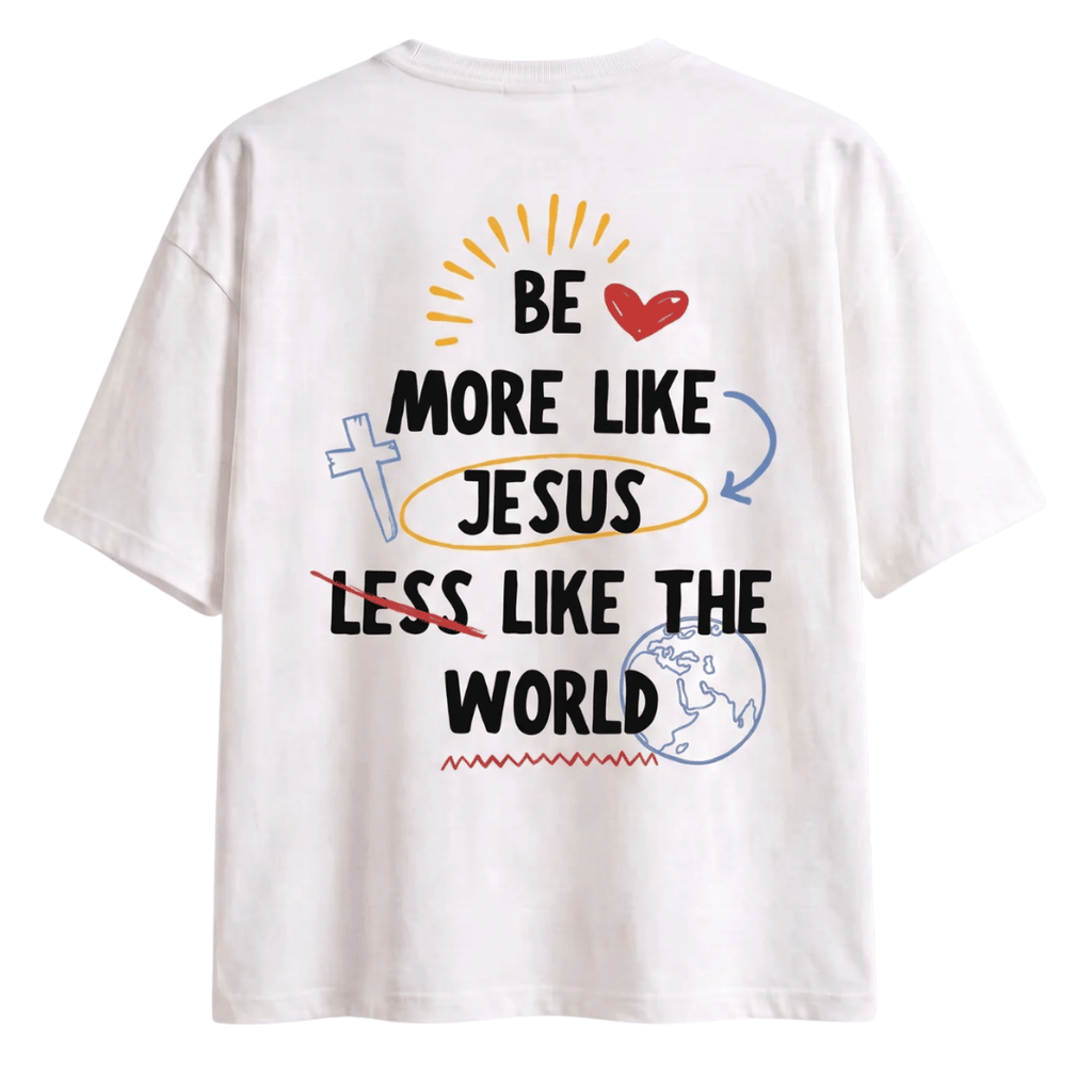 Tshirt BE MORE LIKE JESUS / MUJER