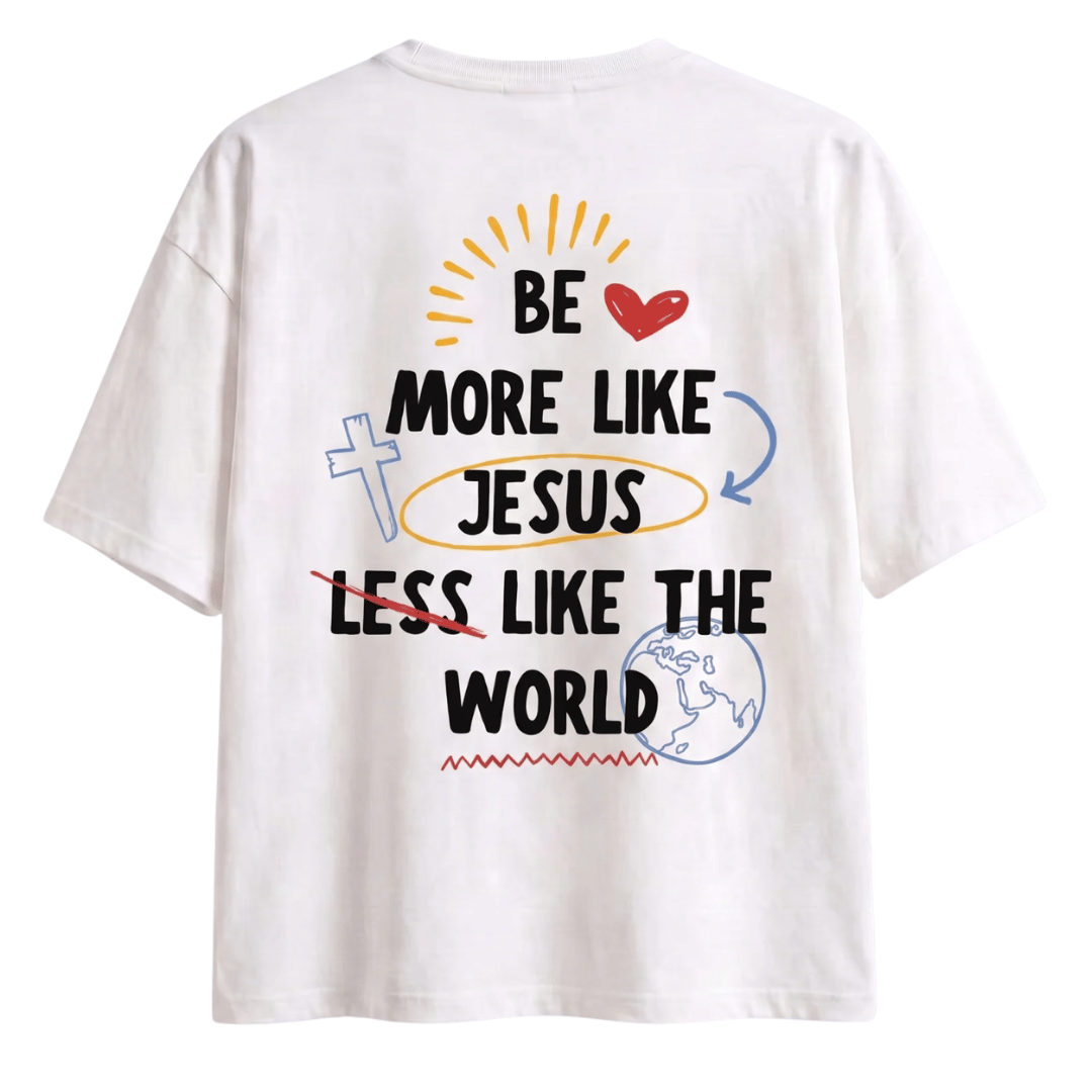 Tshirt BE MORE LIKE JESUS / MUJER