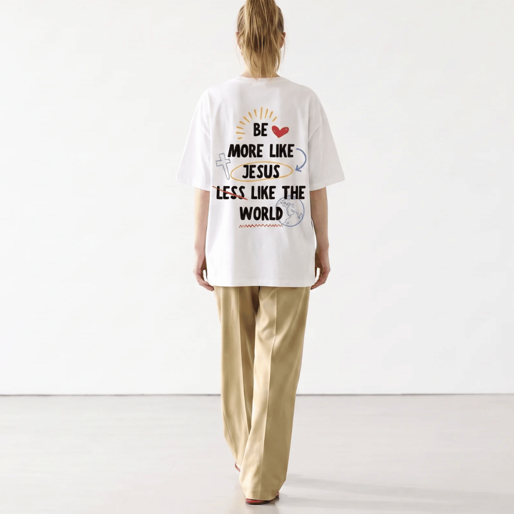 Tshirt BE MORE LIKE JESUS / MUJER