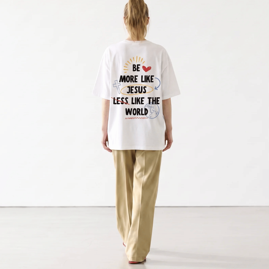 Tshirt BE MORE LIKE JESUS / MUJER