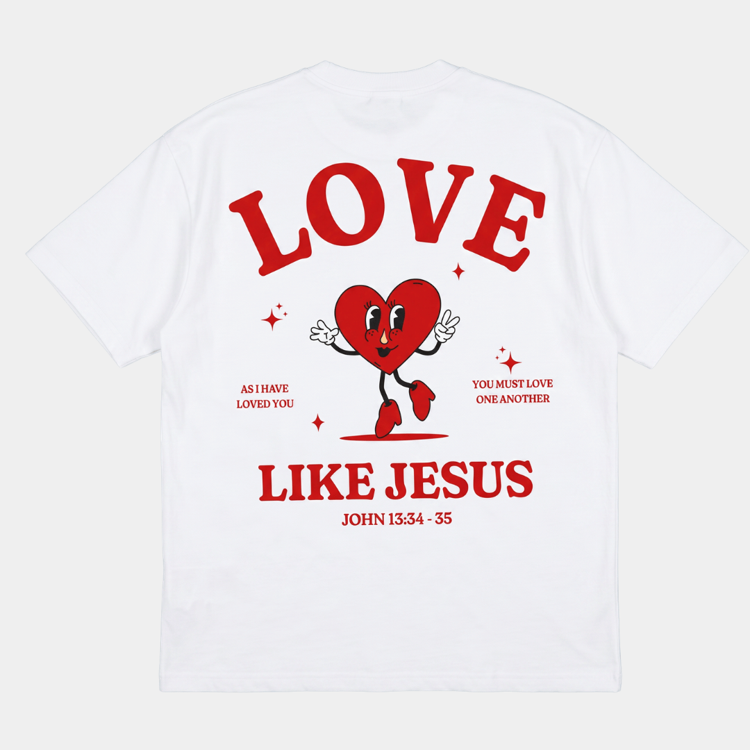 Tshirt LOVE LIKE JESUS / MUJER