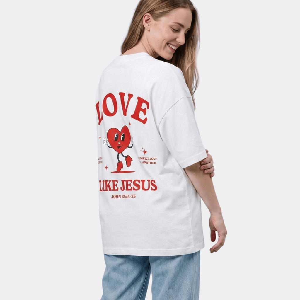 Tshirt LOVE LIKE JESUS / MUJER