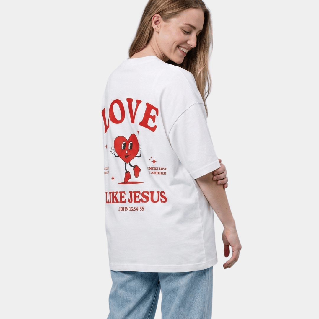 Tshirt LOVE LIKE JESUS / MUJER