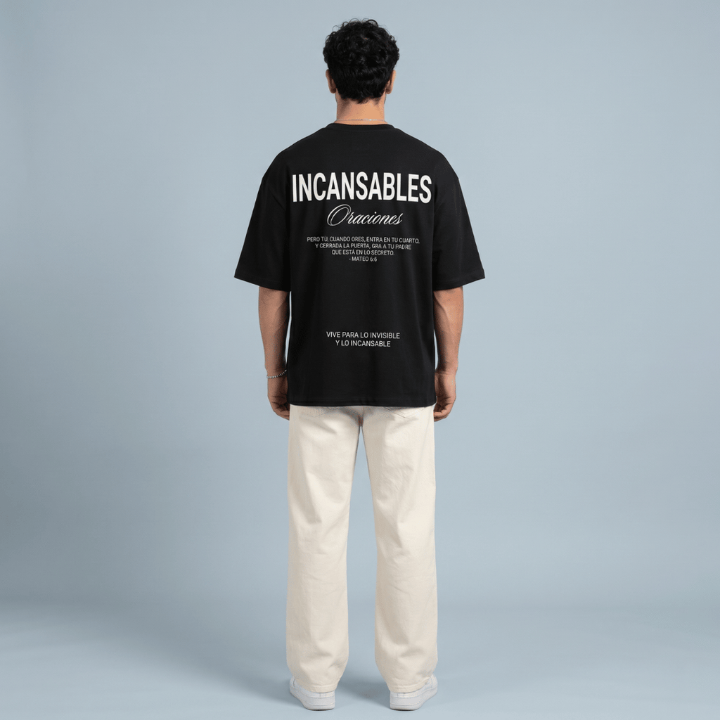 Tshirt oversized- INCANSABLES Oraciones/ HOMBRE