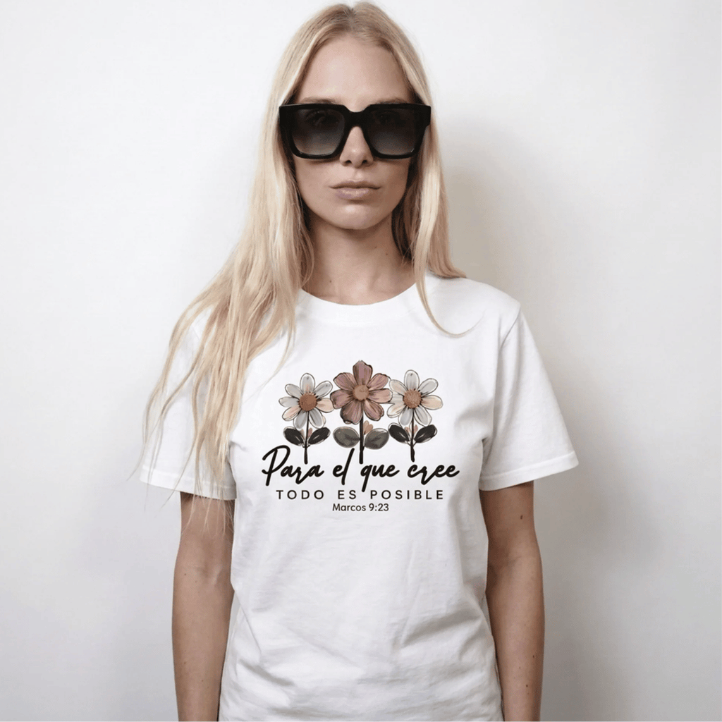 BASIC FLORES AL QUE CREE / MUJER