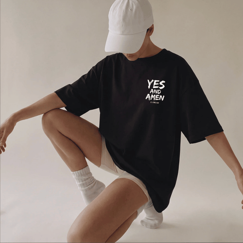 Tshirt- MUJER-  YES AND AMEN / MUJER