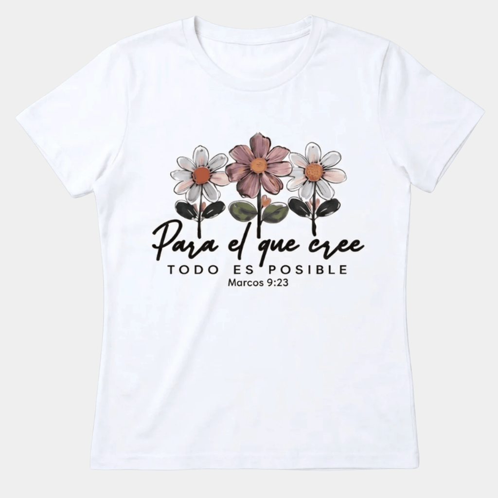 BASIC FLORES AL QUE CREE / MUJER