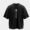 Tshirt- NEGRA CRUZ JESUS / HOMBRE