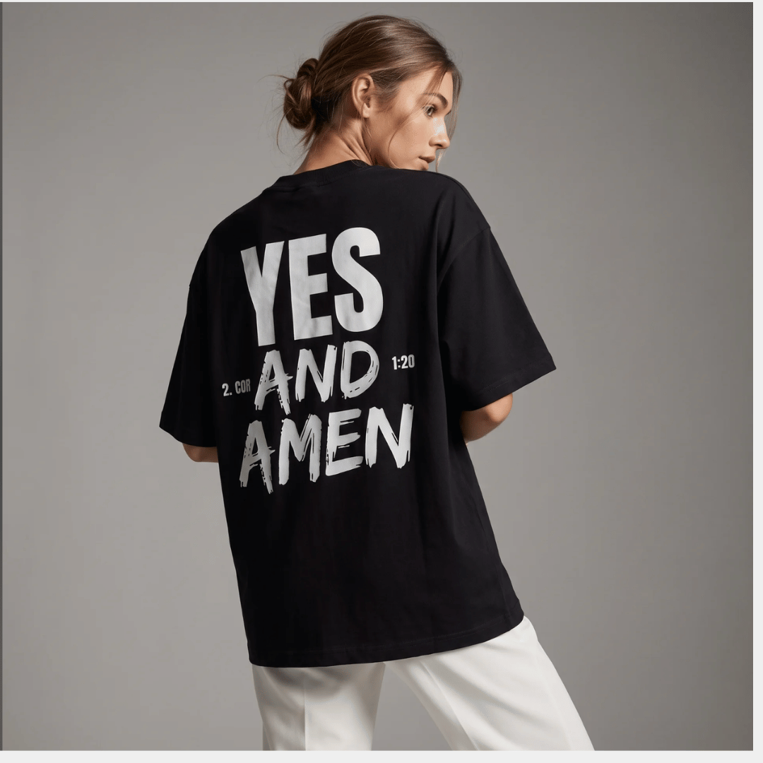 Tshirt- MUJER-  YES AND AMEN / MUJER