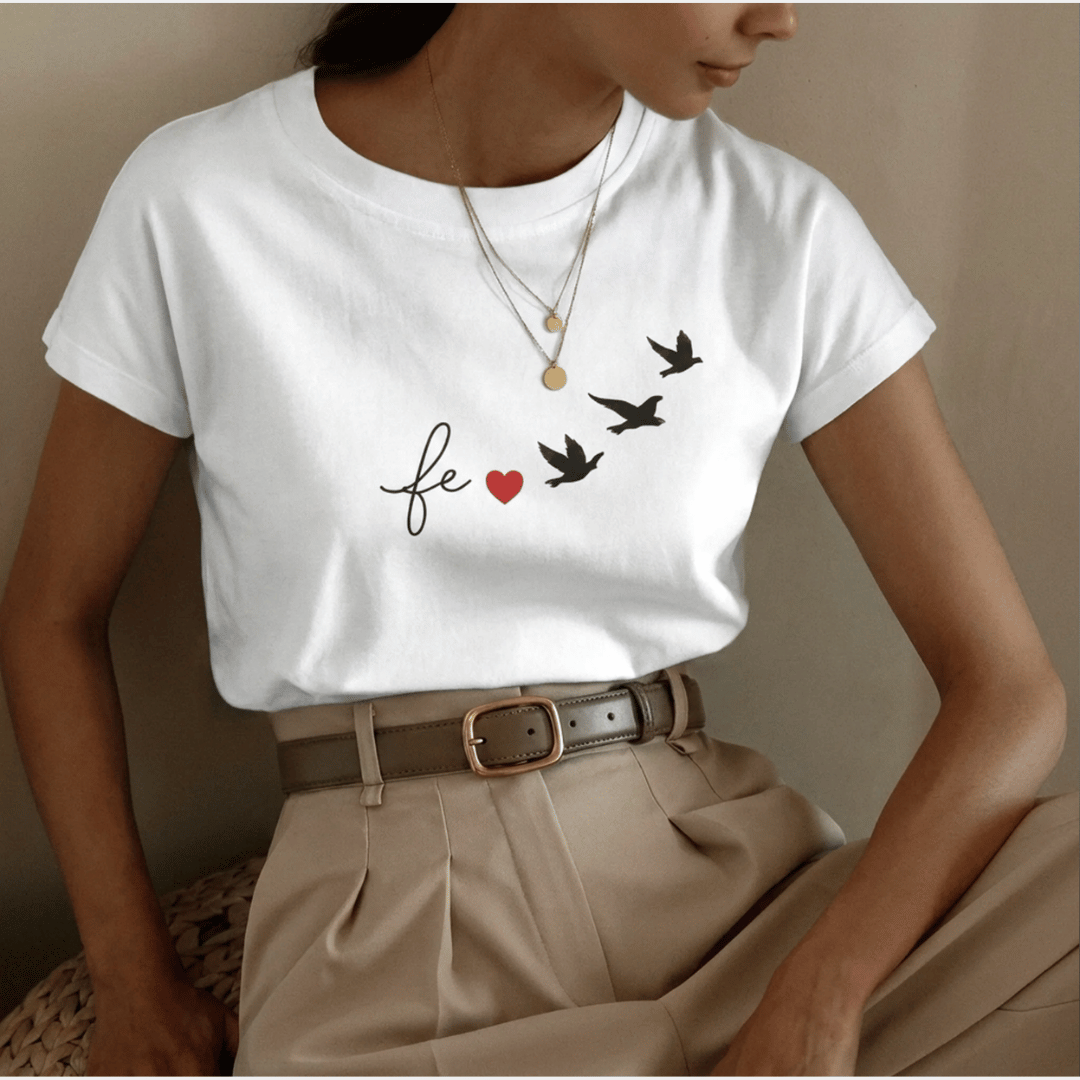 BASIC FE CORAZON 3 PALOMAS / MUJER