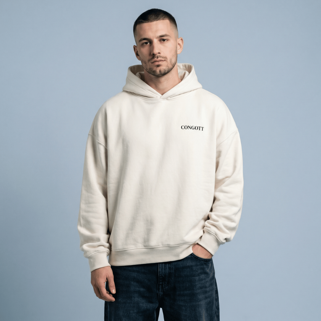 Sudadera UNISEX JESUS LOVE YOU BLANCO