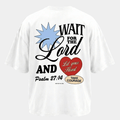 Tshirt-BLANCO Pralm 27:14 / HOMBRE