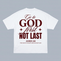 Tshirt oversized  GO TO GOD FIRST / MUJER