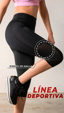 Leggings Deportivos Capri con Control de Abdomen Congott®