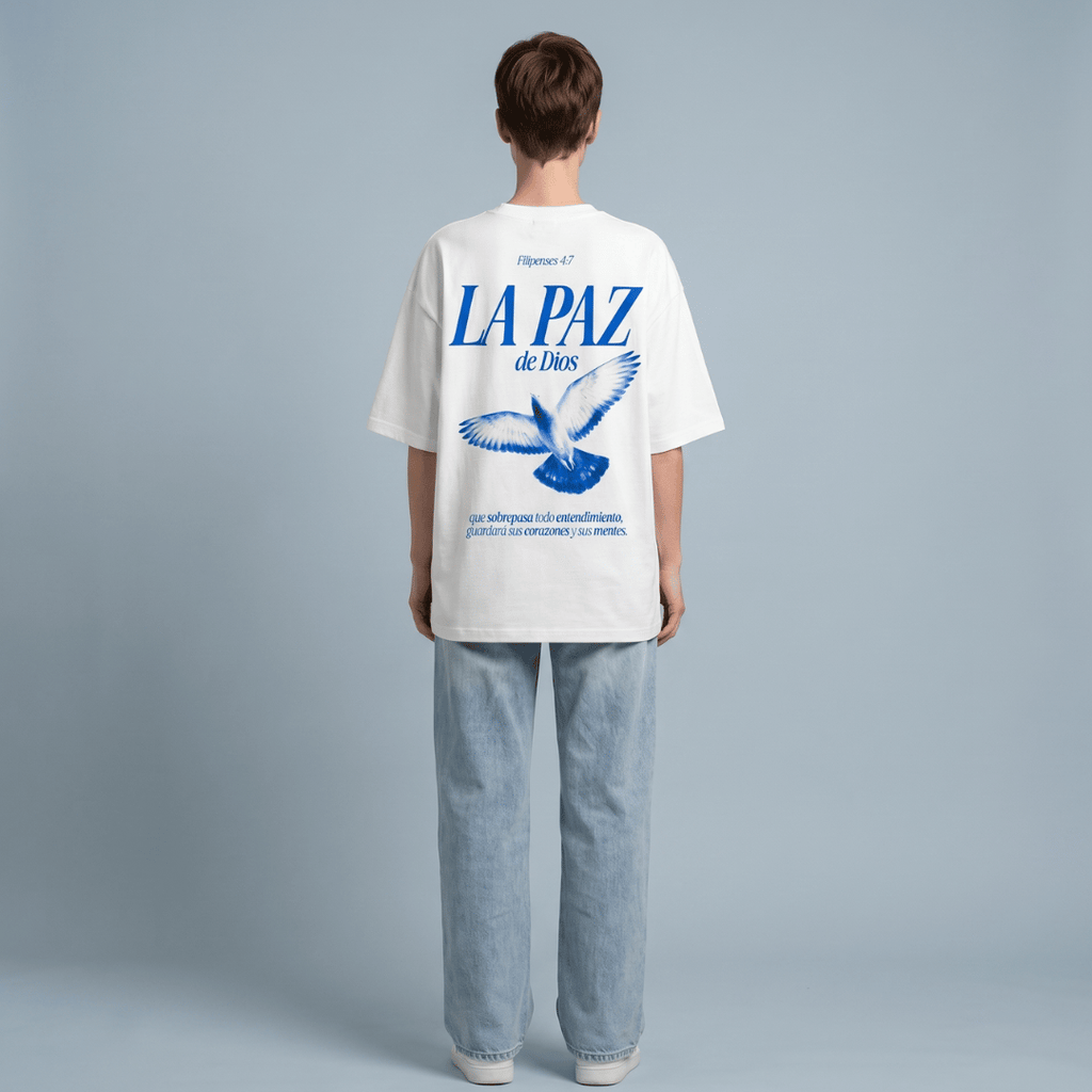 Tshirt oversized-LA PAZ DE DIOS-MUJER / MUJER