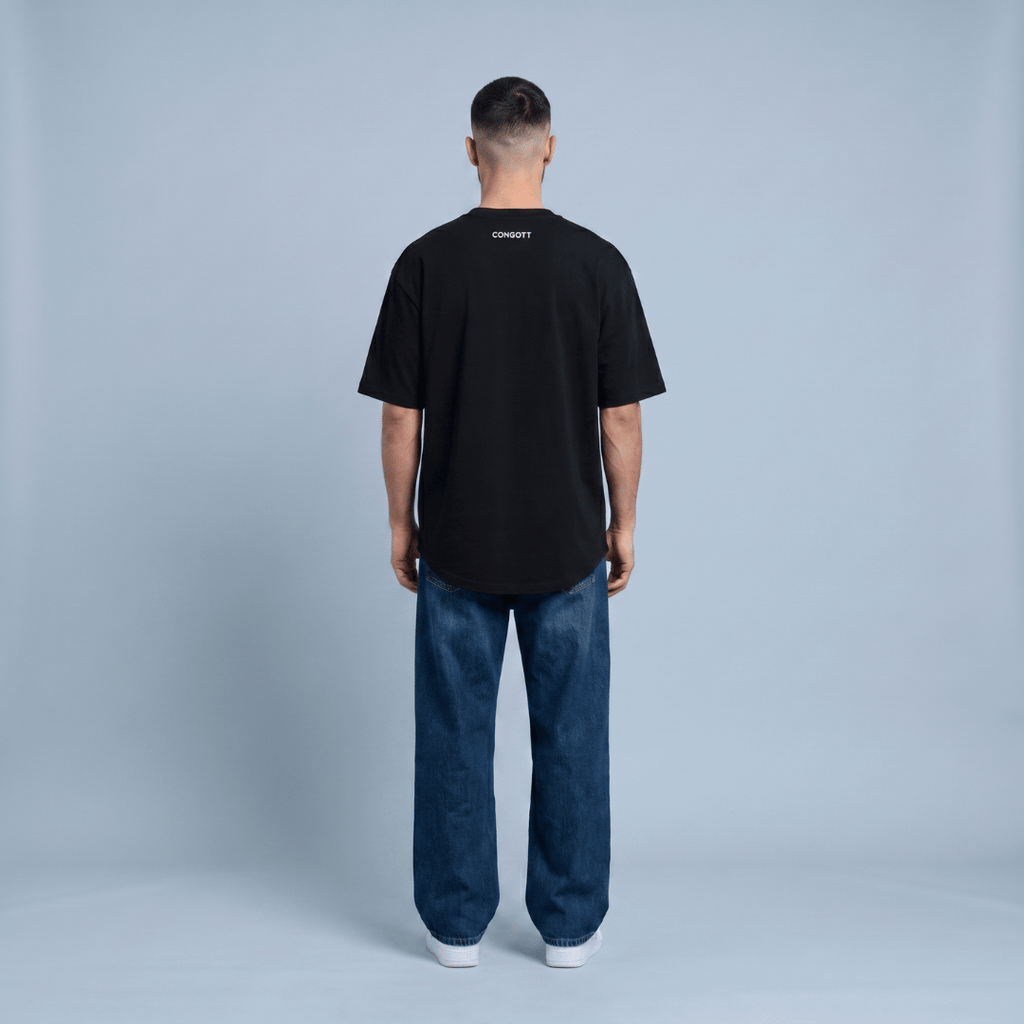 Tshirt oversized- HOMBRE- IN JESUS NAME / HOMBRE