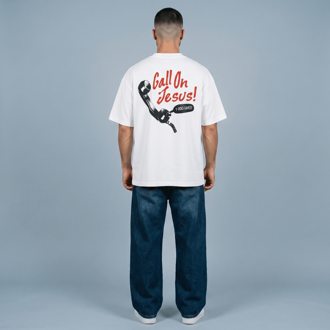 Tshirt oversized  CALL ON JESUS