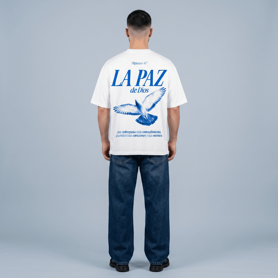 T-shirt oversized-LA PAZ DE DIOS / HOMBRE