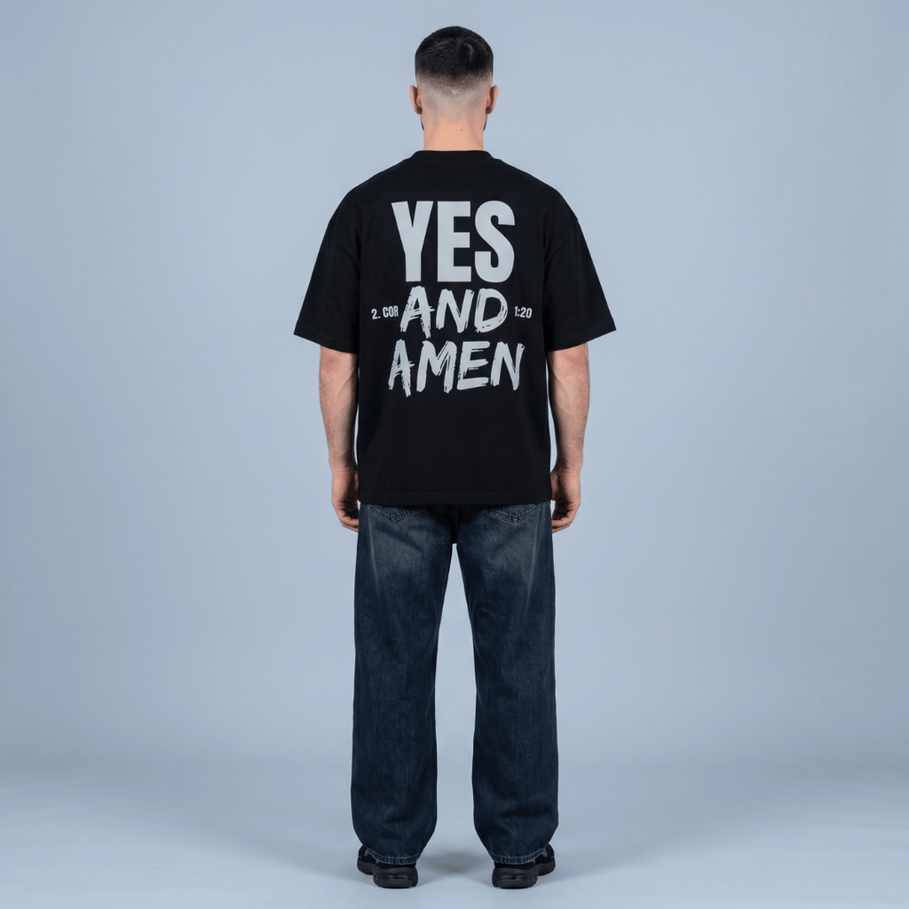 T-shirt oversized- YES AND AMEN - HOMBRE
