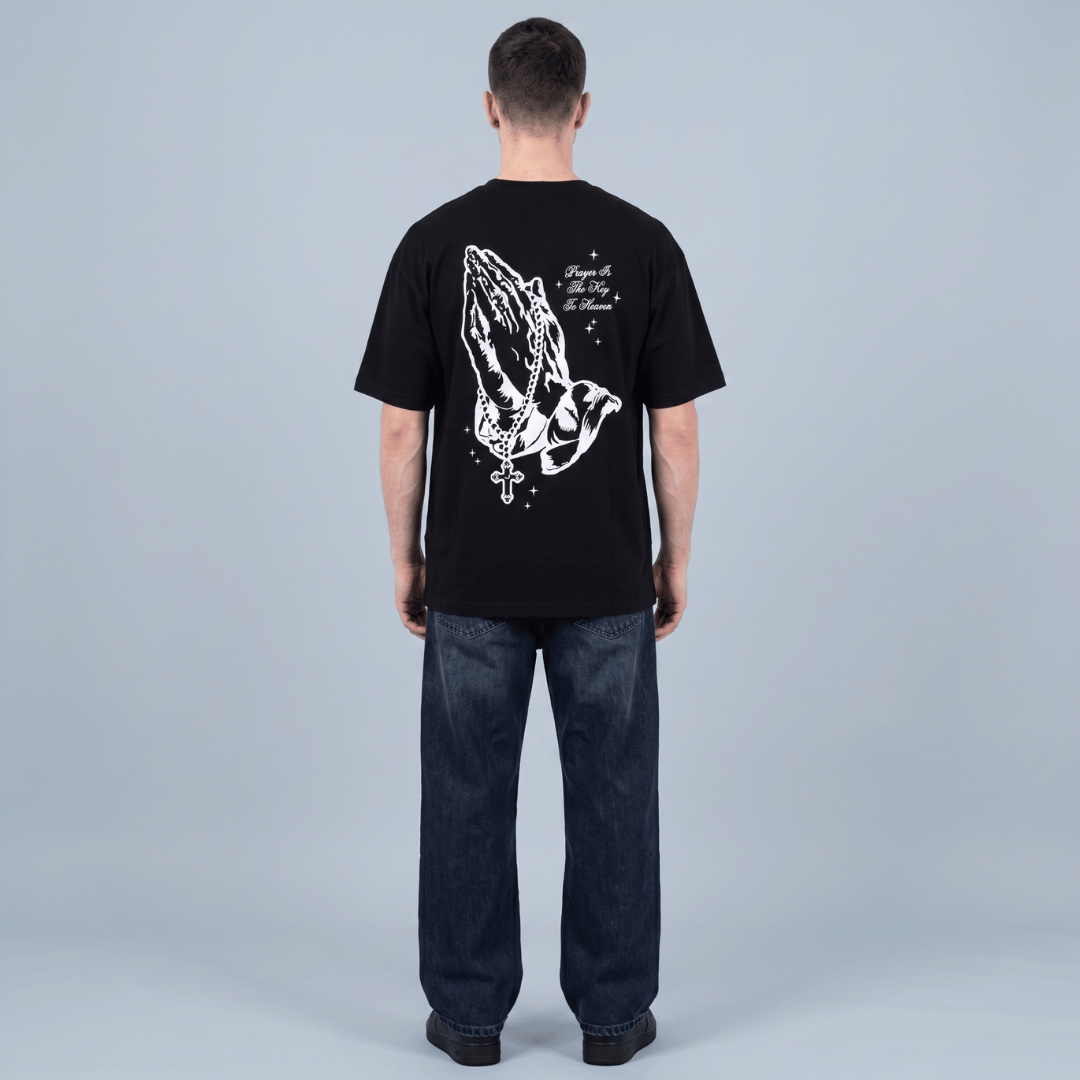 Tshirt oversized- Hombre- ORACION CRUZ / HOMBRE