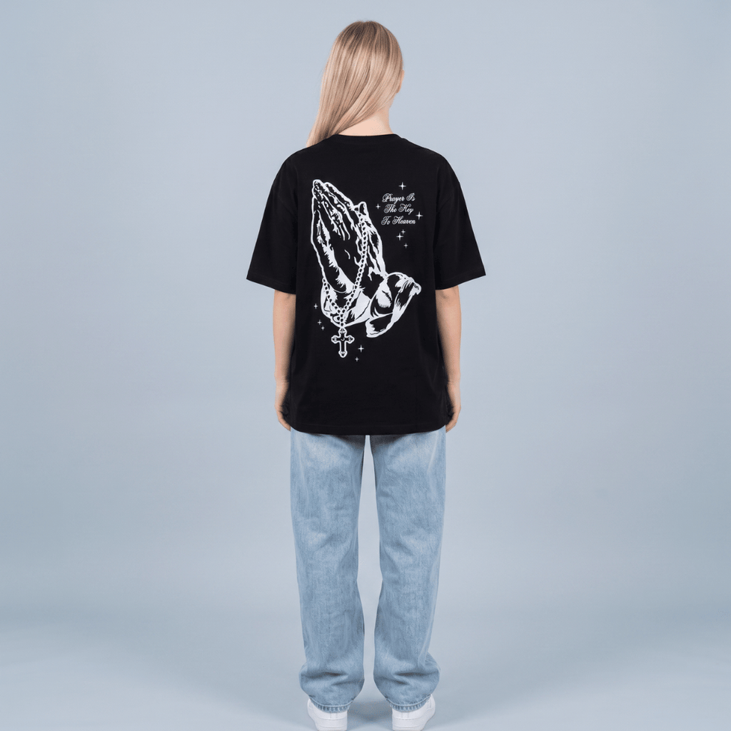 Tshirt oversized- Mujer- ORACION CRUZ / MUJER