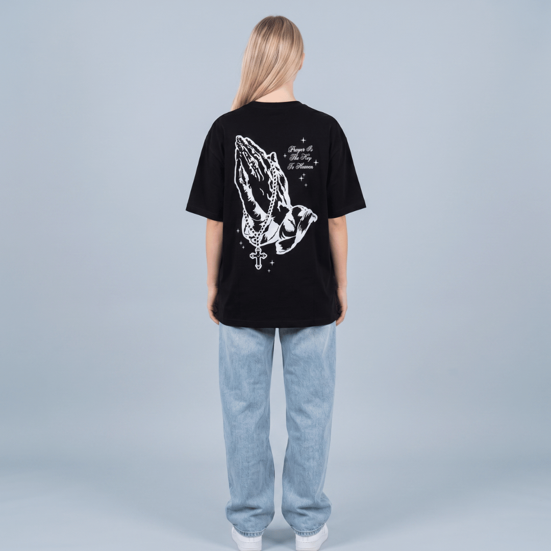 Tshirt oversized- Mujer- ORACION CRUZ / MUJER