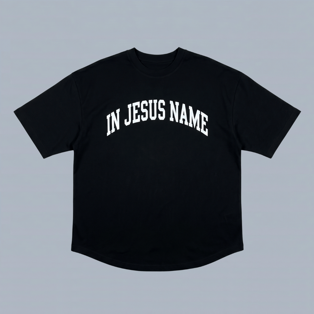 Tshirt oversized- MUJER- IN JESUS NAME / MUJER