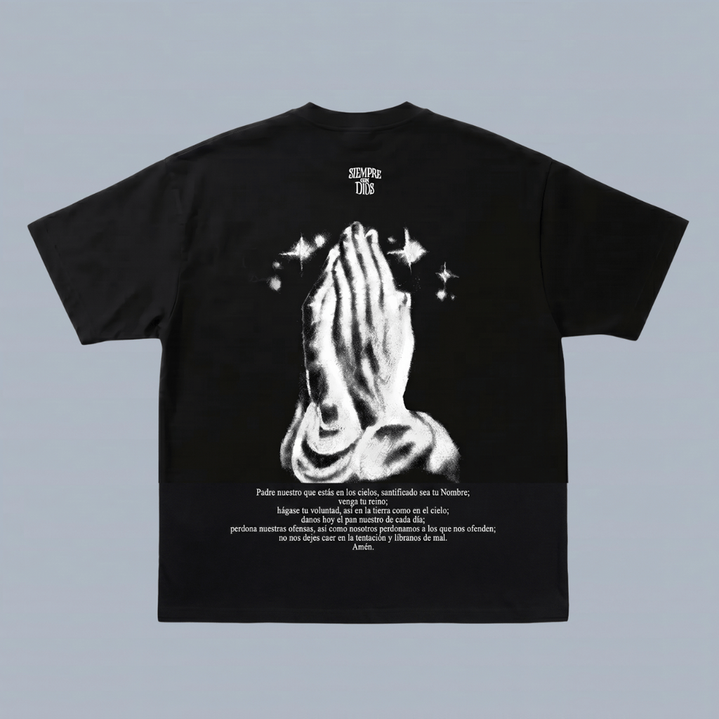 Tshirt oversized- MUJER- PADRE NUESTRO / MUJER